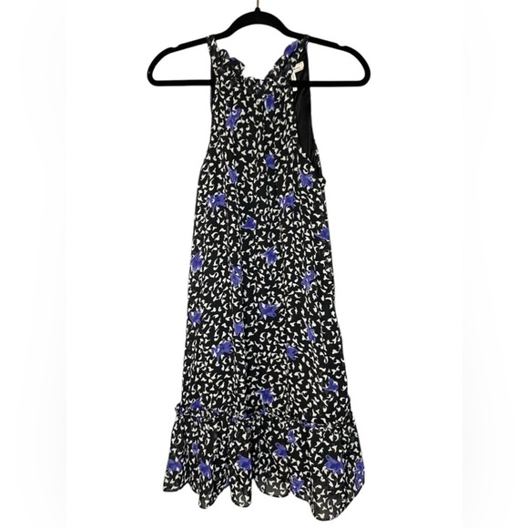 BCBGeneration Women's Relaxed Halter Neck Tie Chiffon Mini Dress New Small - Picture 2 of 12